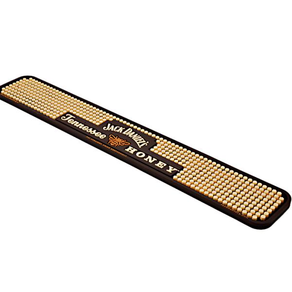 Soft PVC Personalised Bar Mats Cost Efficient 700g Light Weight Long Strip Shaped