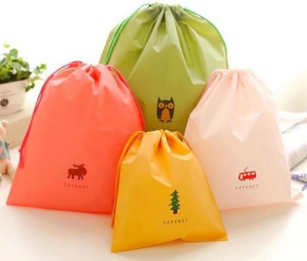 printed logo children polyester drawstring plastic bag for shoes,Small Gift Custom Organza Backpack Felt 600D Polyester