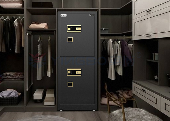 Biometric Fingerprint Lock Luxury Home Safes Anti Theft 120kg YB/RS-150D