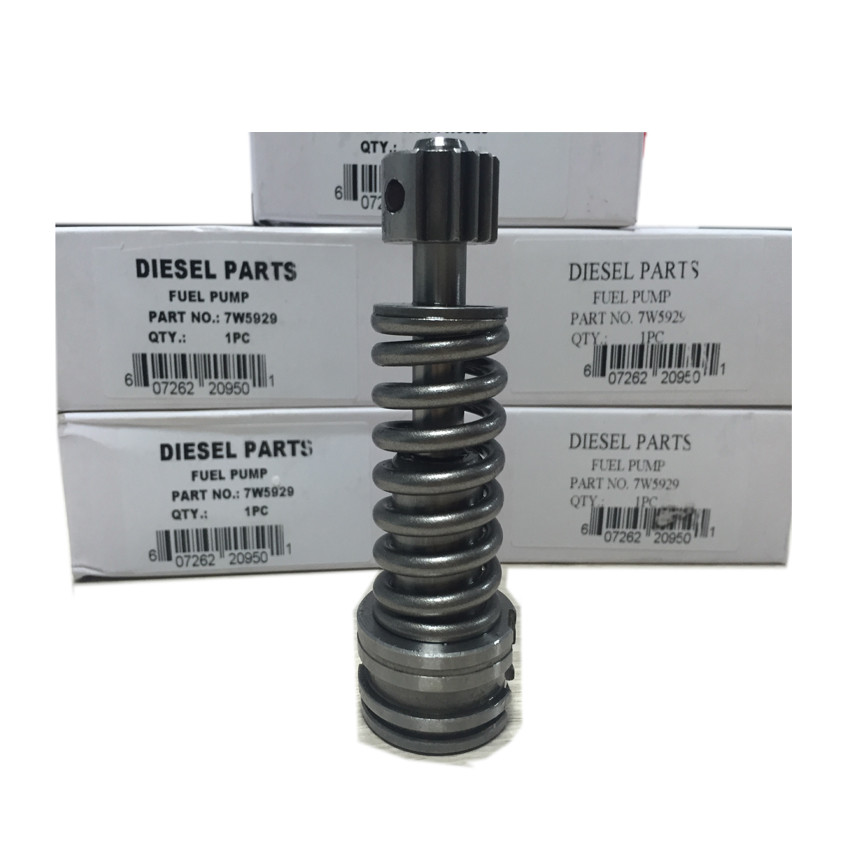 Fuel Injection Pump Parts , Injection Pump Plunger 7W5929 Plunger Diameter 10 mm