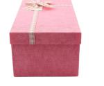 pink gift boxes custom fancy gift box with ribbon Handmade Cardboard Boxes for