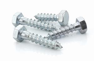 Wholesale Zinc Plated Steel Hex Head Wood Screws Hexagon Wood Screws ASMEB18.2.1 Lag Bolts from china suppliers