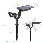 315mm 50W Integrated Solar Street Lights LED Wall Mounted 5000mA