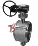 BW Weld End Metal Seal Butterfly Valve BFV Bi - Directional Bubble Tight Shut