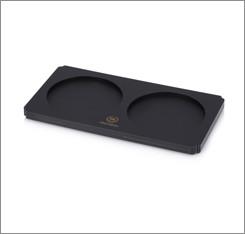 Wholesale double  matt black acrylic cup holder manufacturer  for 5-star Hyatt  hotel from china suppliers