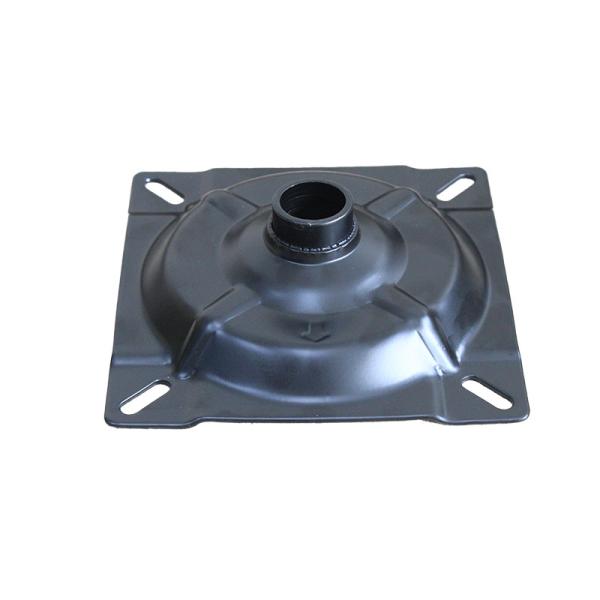 Black Iron Plate Rotary Office Chair Mechanism Modern Style With 140X140mm