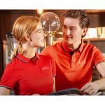 Diy Cotton Polo Work Shirts Printed Work Polo Shirts Team Uniform Short Sleeve