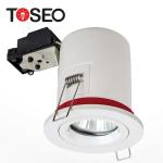 Round GU10 Fire Rated Trimless Downlights Die Cast Aluminum Material