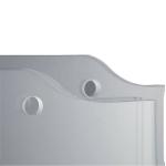 Acid Etched Glass for Bathroom Privacy Protection and Customized Logo Wall
