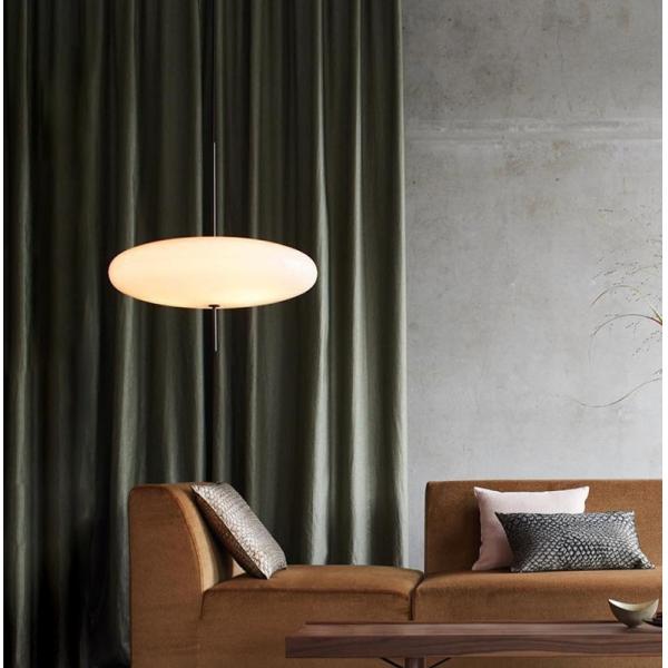 Black And White Flying Saucer Pendant Light Modern Art Bedroom Pendant Lamp(WH-GP-116)