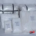 Cut reused Grade A White tshirt Cotton Rags Scraps Industrial Cleaning Rags 10kg