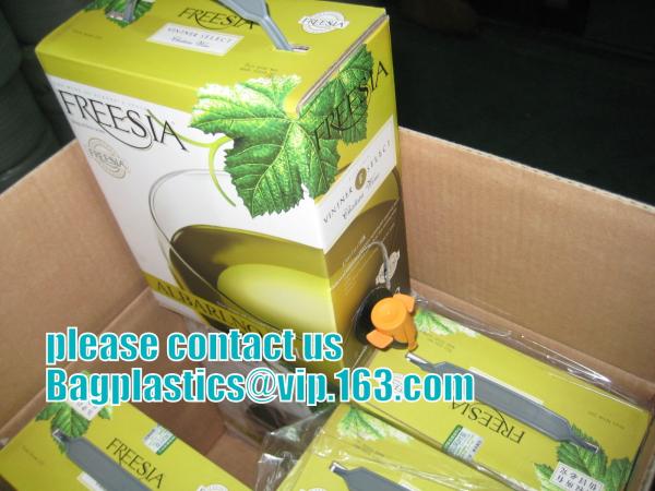 Filling Aluminum Foil Laminated Clear Plastic Red Wine Pack Packaging Storage