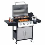 Outdoor Kitchen with Sink and Grill 6 Burner Propane Gas Type 430 Stainless