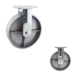 200mm Diameter 300kg Load Capacity Cast Iron Metal Trolley Wheels