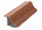 Wooden Grain Surface Aluminum Extruded Profiles 6063 T5 Alloy