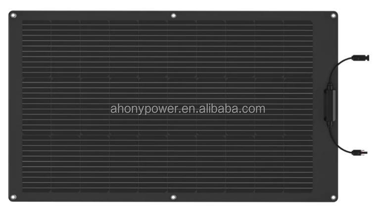 Photovoltaic Flexible Monocrystalline Silicon Solar Panel 210w For Camping RV Yacht