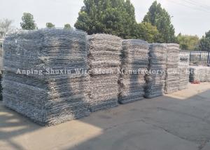 Wholesale 6x8cm Hole Seawall Protection Pvc Coated Hexagonal Gabion Basket from china suppliers