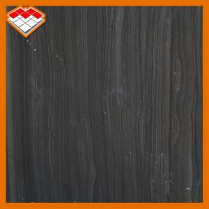 Wholesale Black Wood Marble Stone Slabs Flooring With 100Mpa Compressive Strength from china suppliers