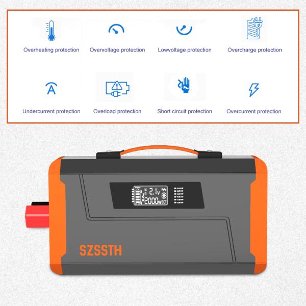 800W 1000W 2000W Pure Sine Power Inverter For Car With SDK Network