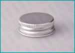 38mm Matt Silver Screw Top Caps / Metal Sealed Bottle Lids For Food Packaging