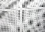 Punching Acoustic Commercial Drop Ceiling Tiles Aluminum For Indoor Decoration