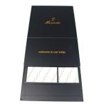 Essential Oil Collapsible Beauty Gift Box in Black with Rigid Cardboard and