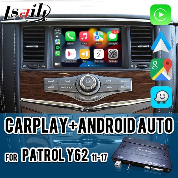 Pin to Pin CarPlay Interface for Nissan Patrol Y62, Pathfinder, Armada Included