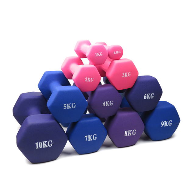 Hexagon Fitness Neoprene Dumbbell Ladies 5kg