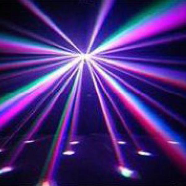 Mini Disco Strobe Laser LED Effect Light , Changeable Double Derby Dj Light