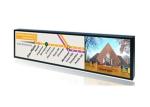 28 Inch Stretched Bar LCD Display Digital Signage Kiosk For Buses And Metro