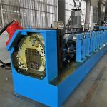 Hydraulic Decoiler U Purlin Roll Forming Machine 5T For Guard Rail Drive By Gear