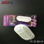 White PP ABS ROHS 20 W Bathroom LED Oval Bulkhead Lamp
