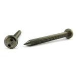 Hex Head M5 45mm Self Tapping Security Screws Stainless Steel Snake Eye Drive
