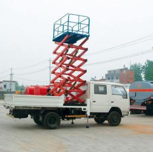 Wholesale 14m Lifting Height Mobile Truck Mounted Scissor Lift with 450kg Loading Capacity from china suppliers