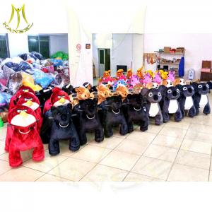 Wholesale Hansel children indoor amusement park kids animal scooter rides 4 wheel kid ride electric animal scooter cow ride from china suppliers