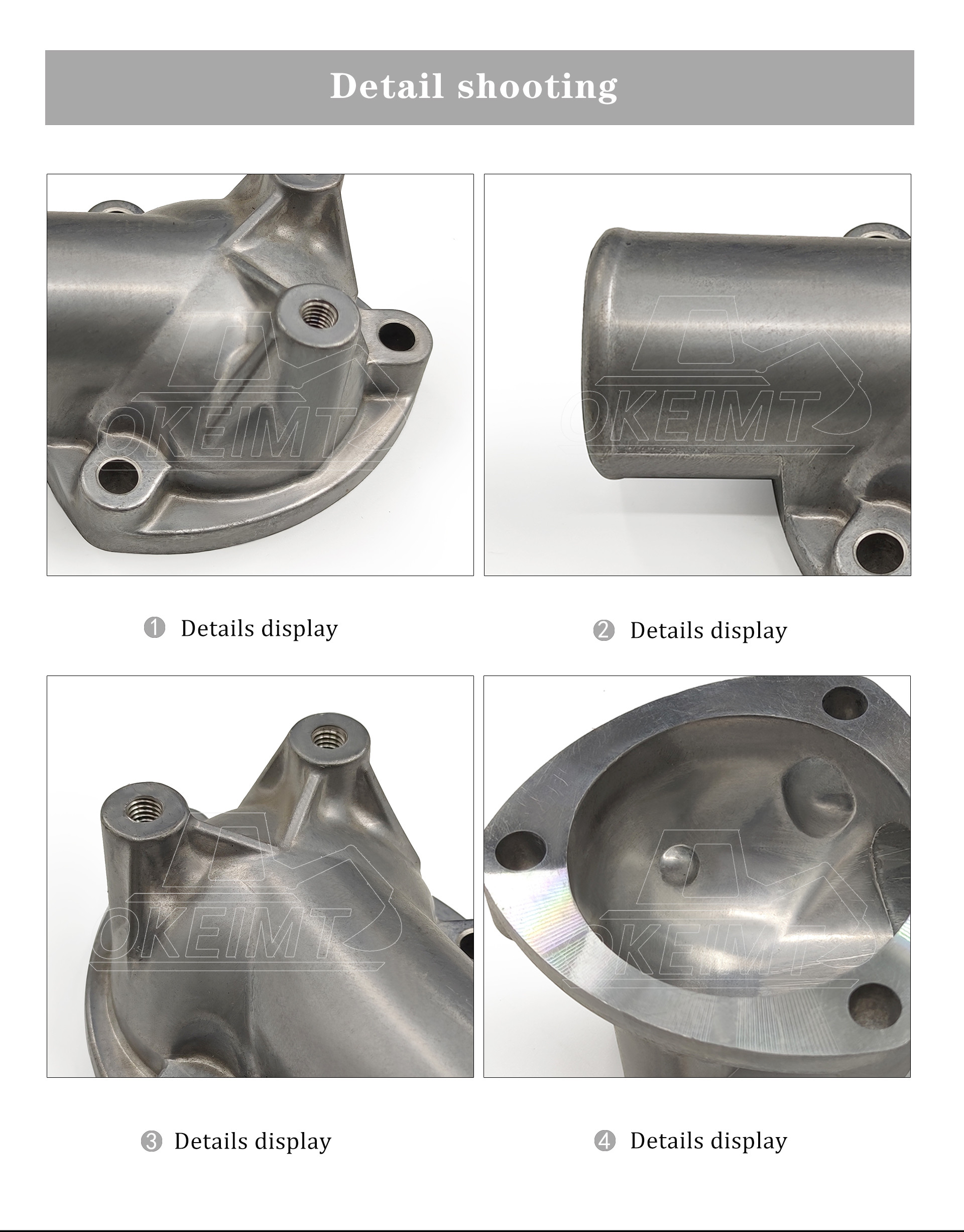 High Quality Thermostat Housing Cover FOR Mitsubishi ME210141 6D31