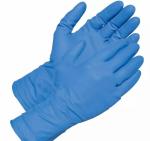 Wholesale blue powder free non medical disposable nitrile glove high quality