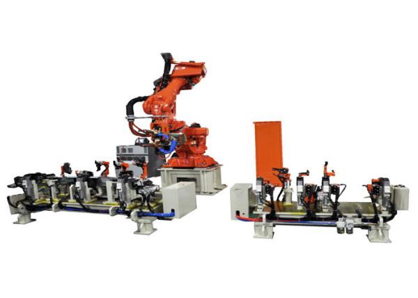 Automatic Arc Tig Robotic Welding System For Cars Manufacturing 60% Rated Duty