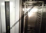 Stainless Steel Hot Air Rotary Oven , Single Door 220V Rack Bakery Oven