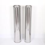 Cold Hot Rolled 8 Inch Double Wall Chimney Pipe Brush Polish Surafce Treatment