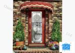 Insulated Glass Panel For Doors , Agon Filled Privacy Oval Entry Door Glass
