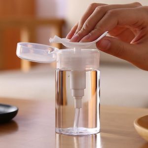 Transparent Leak Proof Make Up Remover Bottle With Pump Dispensing