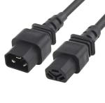 IEC C13 C14 C19 C20 C21 Power Cables 18/16/14AWG Blue/Red/Black extension Power