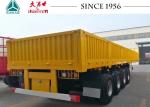 Custom Durable Flatbed Trailer Heavy Duty 4 Axle 500 Mm Side Wall Height