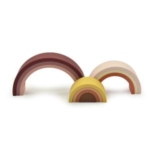 Wholesale 35.5cm Baby Stacking Toy Fun Teeth Silicone Giant Arched Blocks from china suppliers