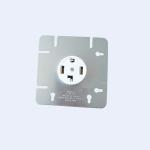 5 Inch Metal Conduit Box Cover 1.60MM Thickness Galvanised Steel With Knockouts
