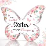 Stylish Acrylic Butterfly Thanksgiving Plaque For Mother's Day Surprise Gift
