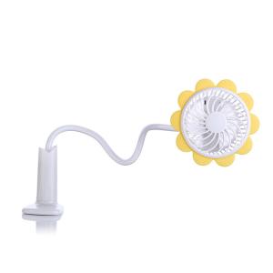 Wholesale Sunflower usb rechargeable portable 6 inch battery clip on fan from china suppliers