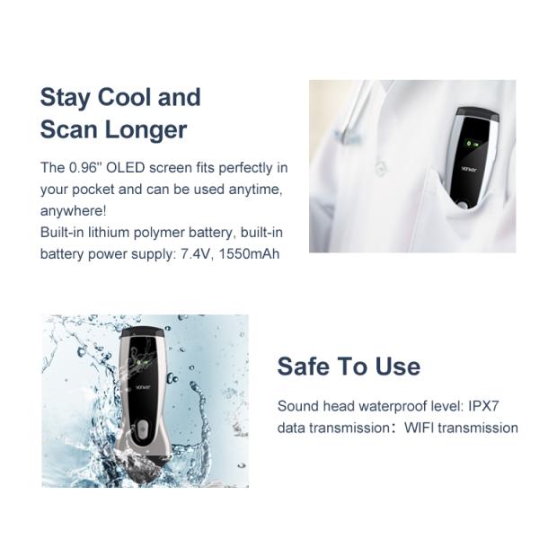 Wifi Yonker Double Probe Mini Handheld Cow Pet Animal & Portable Machine Vet Veterinary Ultrasound Scanner Monitor