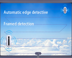 Dongguan Huidi Motor Brushless Ultra Thin Dual Spray Glass Window Vacuum Cleaner Robot